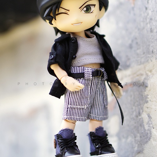 オビツ11 服  ストライプパンツ