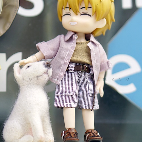 オビツ11 服  ストライプパンツ