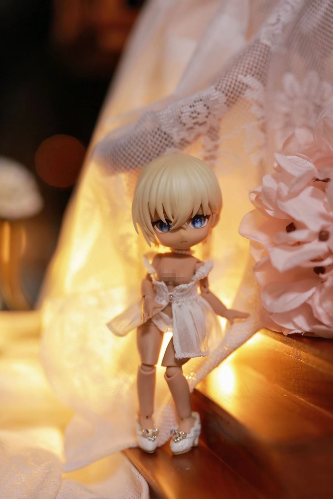 オビツ11 靴 シンデレラレースハイヒール