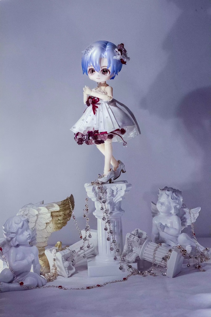 オビツ11 靴 シンデレラレースハイヒール