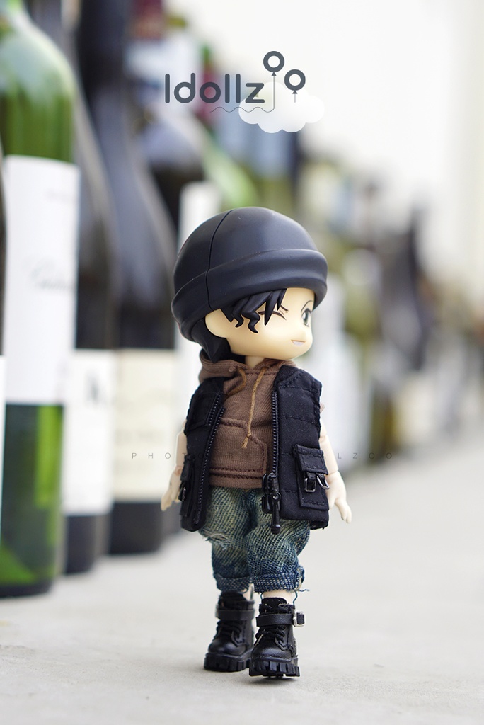 オビツ11 服 ノースリーブのフードコート