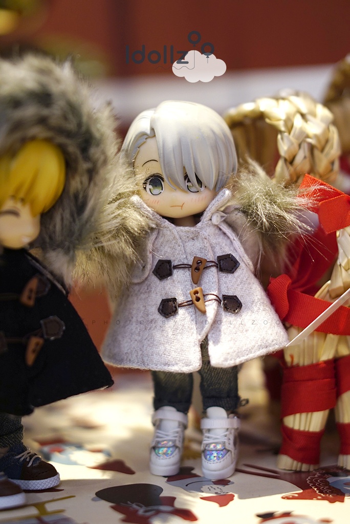 オビツ11 服 マント枚 コート着(帽子は取り外し可能) 7