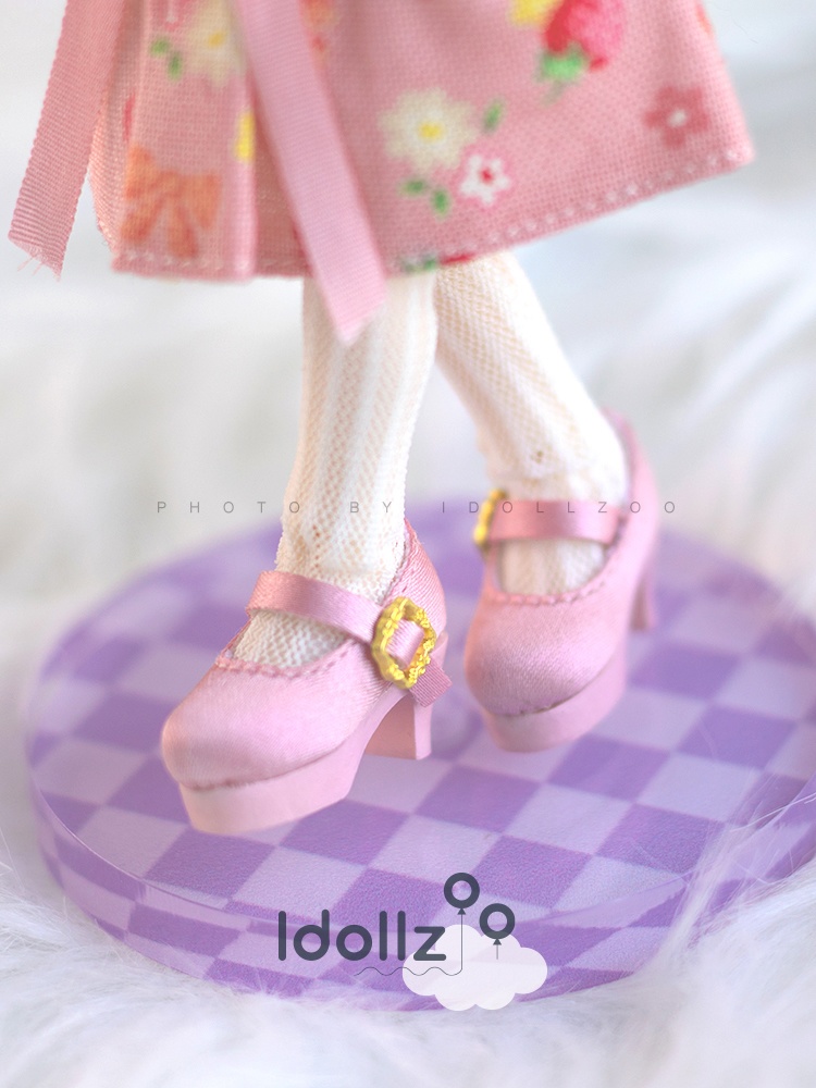 オビツ11 靴 シルク防水台ハイヒール(ニューカラー)