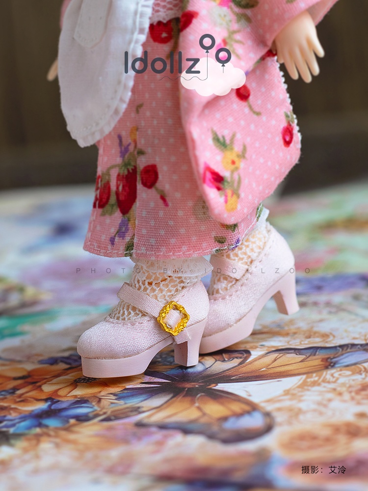 オビツ11 靴 シルク防水台ハイヒール(ニューカラー)