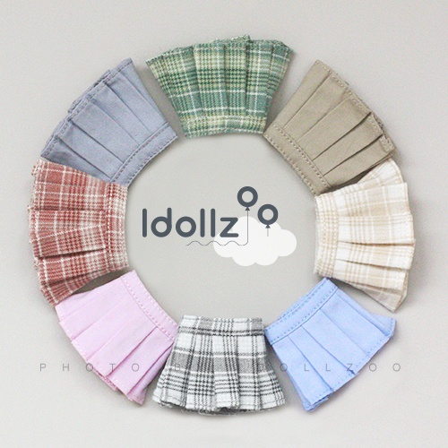 オビツ11 服 プリーツスカート