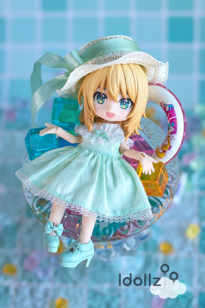 オビツ11 靴 蝶ネクタイ足首ブーツ