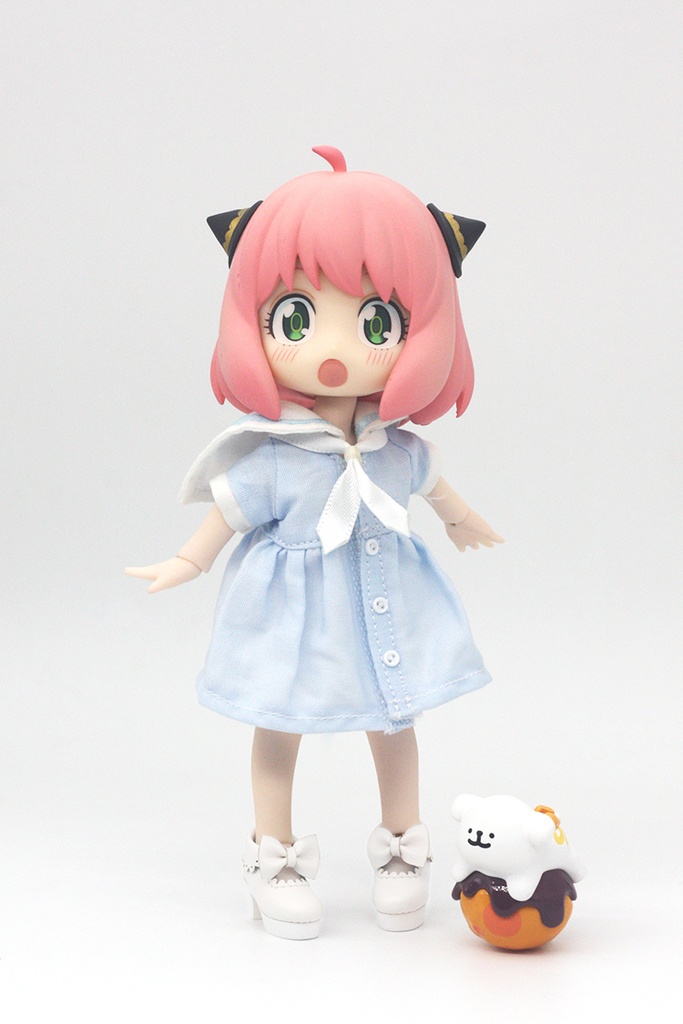 オビツ11 靴 蝶ネクタイ足首ブーツ