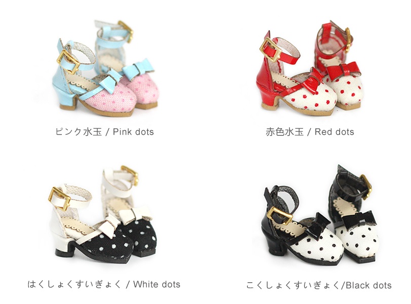 オビツ11 靴 レトロな角ハイヒール