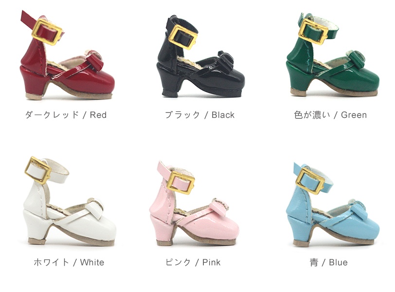 オビツ11 靴 レトロな角ハイヒール