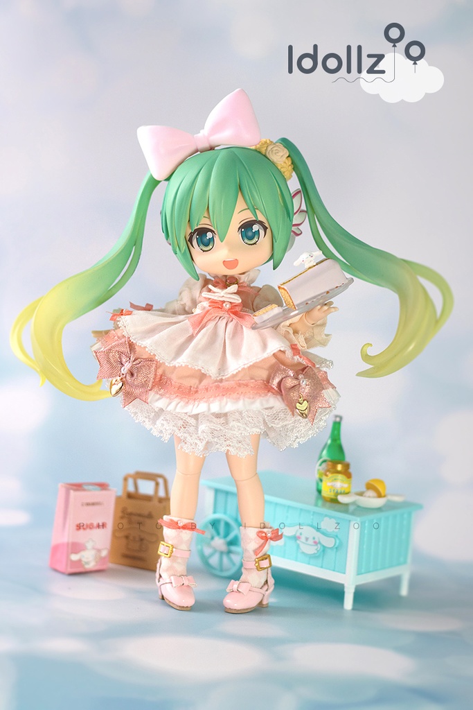 オビツ11 靴 レトロな角ハイヒール