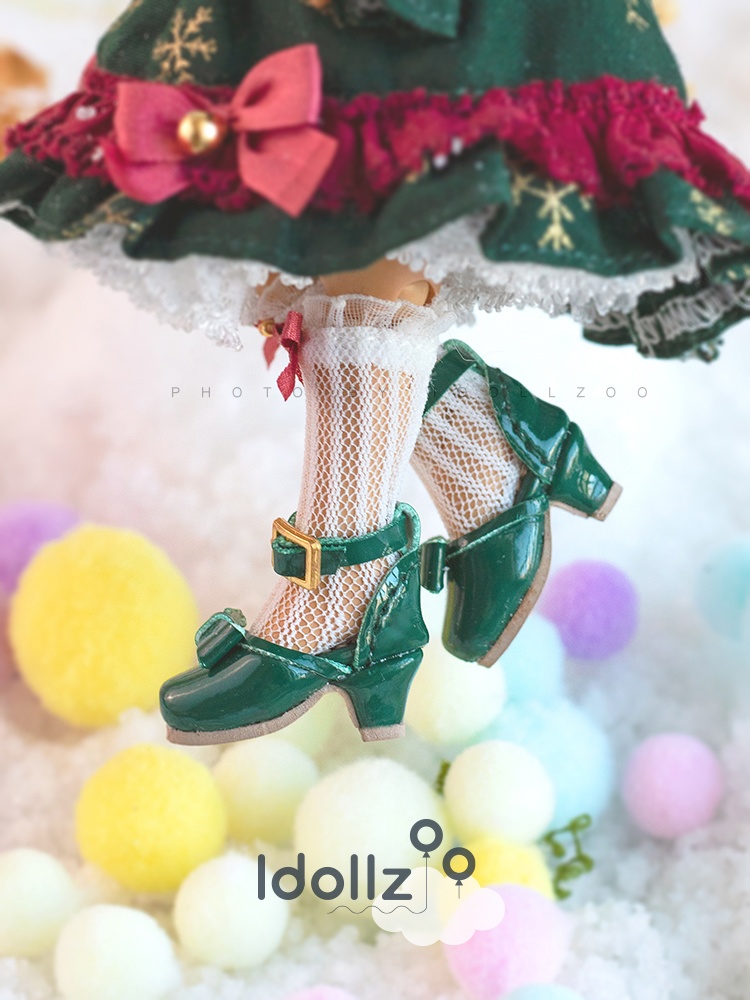 オビツ11 靴 レトロな角ハイヒール