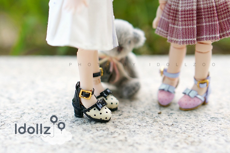 オビツ11 靴 レトロな角ハイヒール