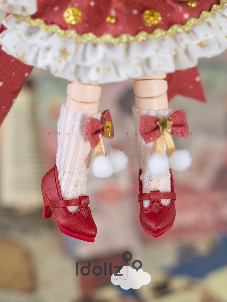 オビツ11 靴 レトロなT字ハイヒール