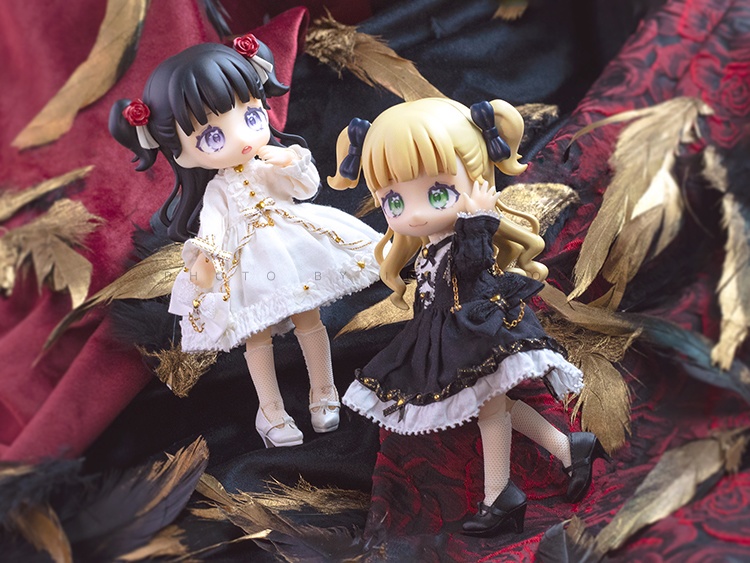 オビツ11 靴 レトロなT字ハイヒール