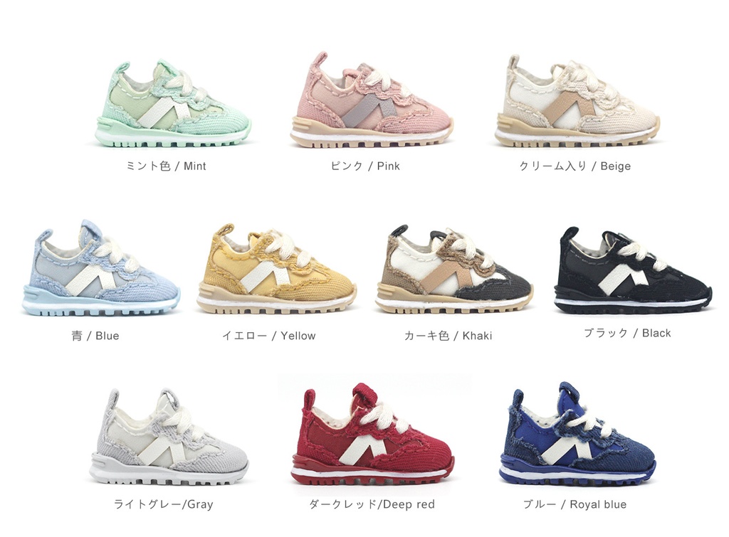 オビツ11 靴 運動靴 ランニングシューズ  ニューカラー