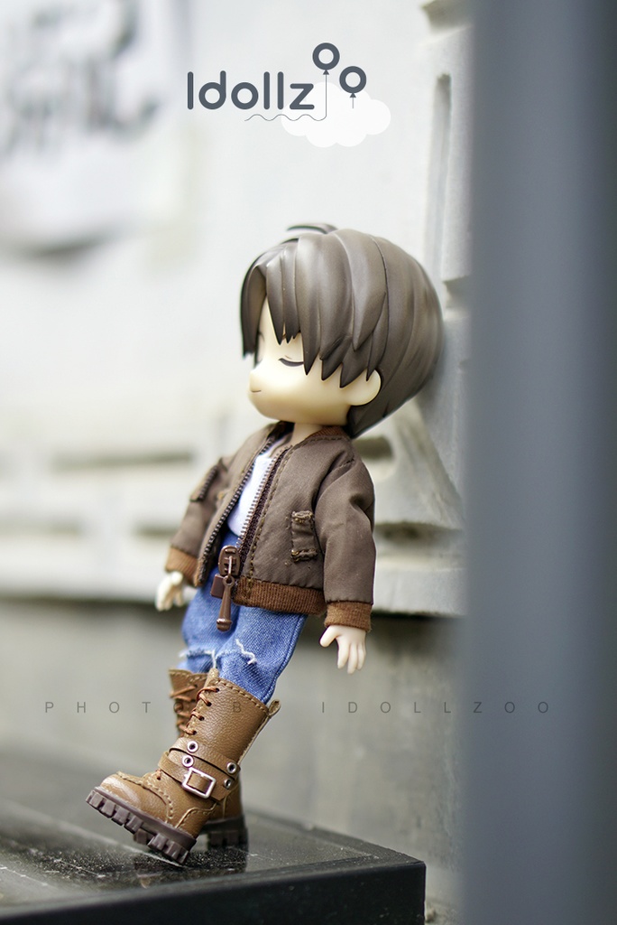 オビツ11 靴 ベルトブーツ (ベルトは取り外し可能)