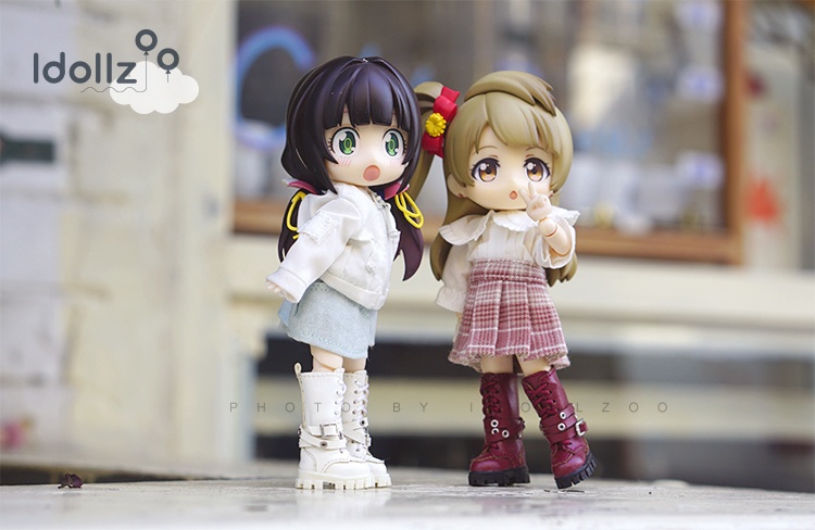 オビツ11 靴 ベルトブーツ (ベルトは取り外し可能)