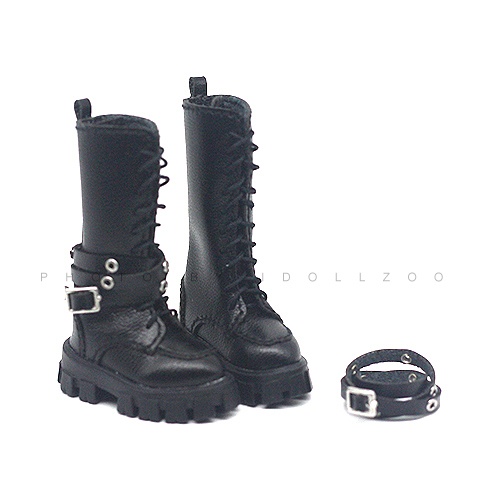 オビツ11 靴 ベルトブーツ (ベルトは取り外し可能)