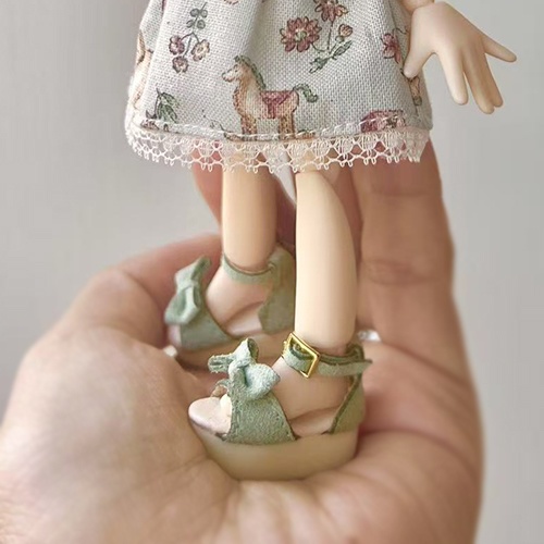 オビツ11 靴 リボンマドレーヌ