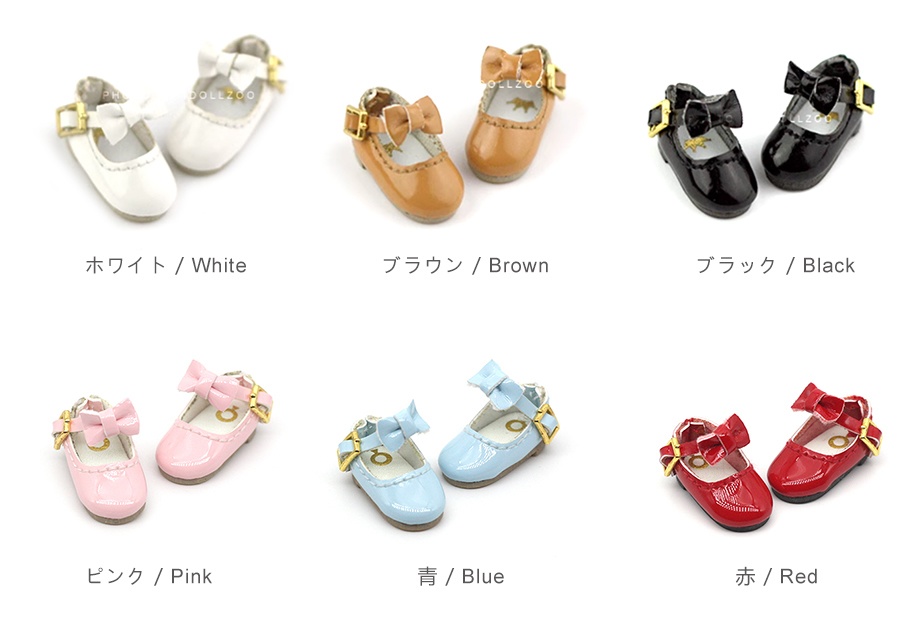 オビツ11 靴   リボンの革靴