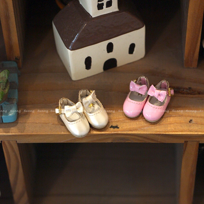 オビツ11 靴   リボンの革靴