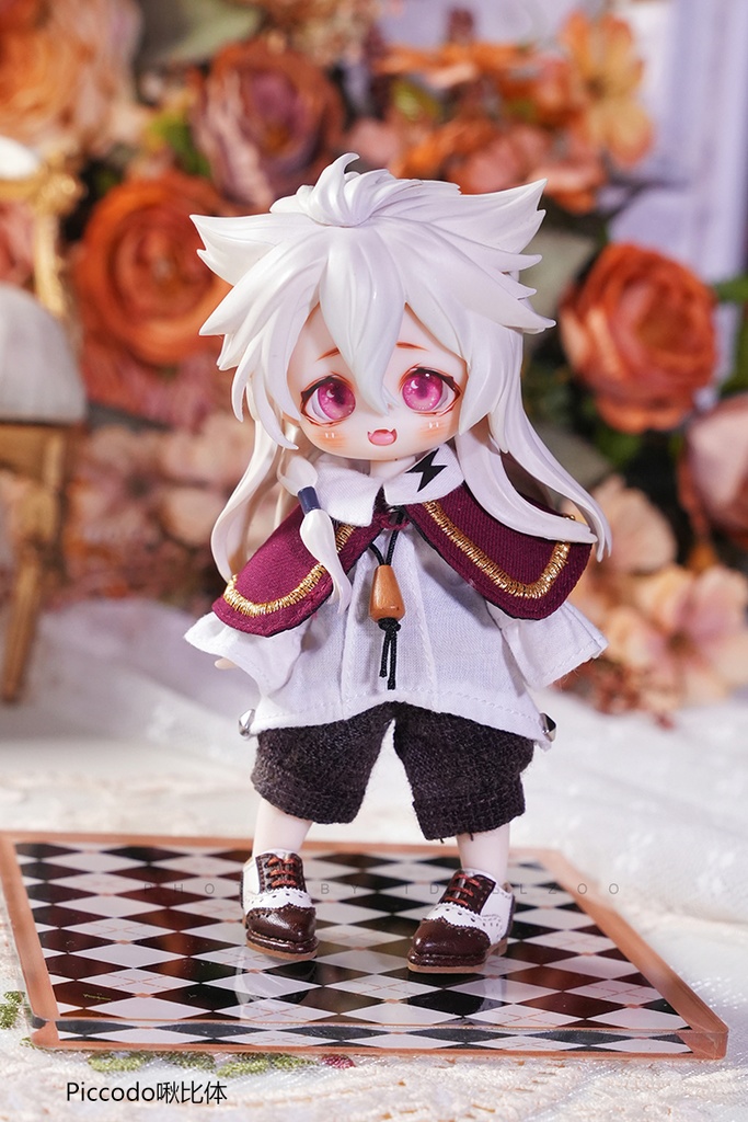 オビツ11 靴 バイカラーのスーツ革靴