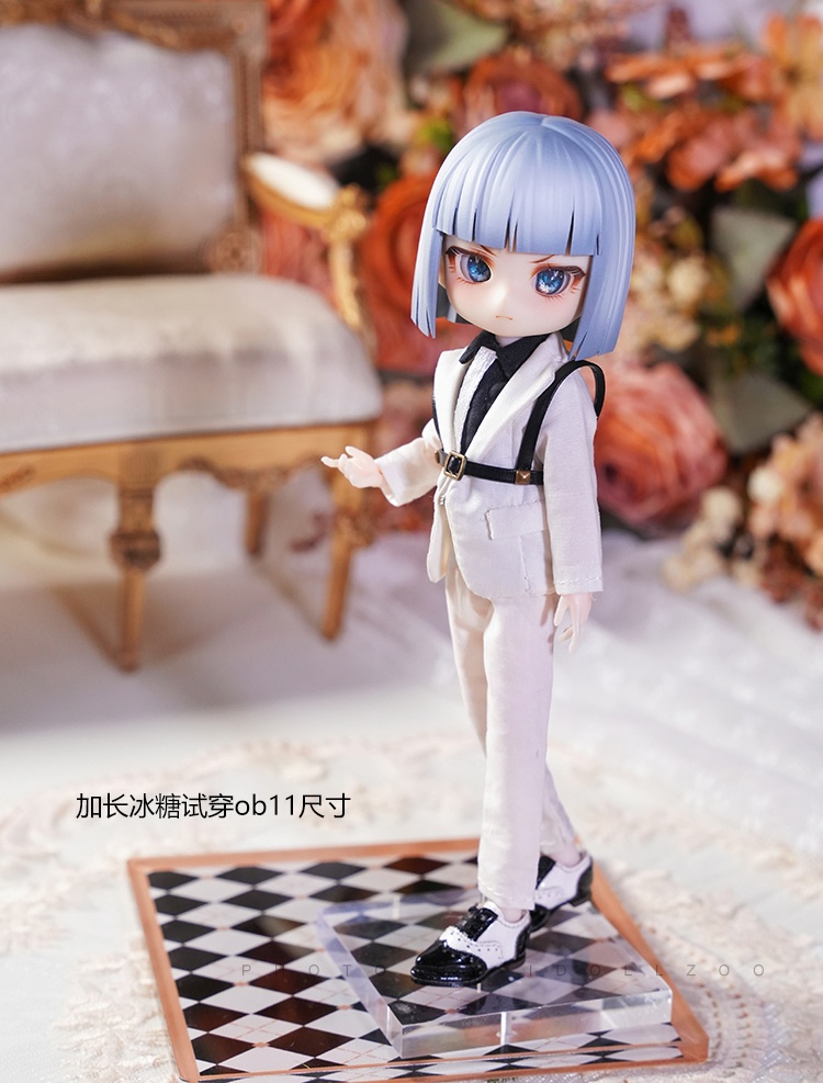 オビツ11 靴 バイカラーのスーツ革靴