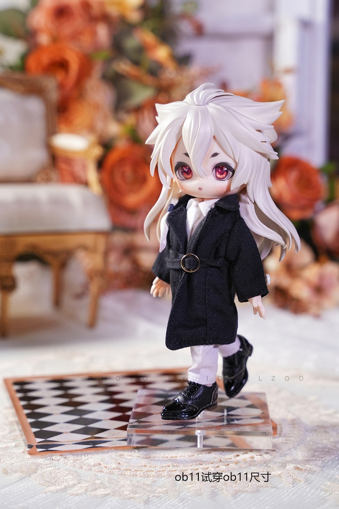 オビツ11 靴 バイカラーのスーツ革靴