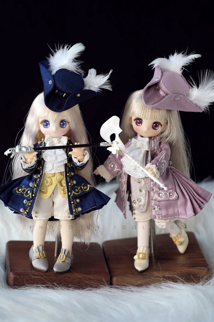 オビツ11 靴 レトロなシルクのハイヒール