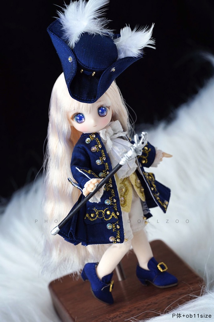 オビツ11 靴 レトロなシルクのハイヒール