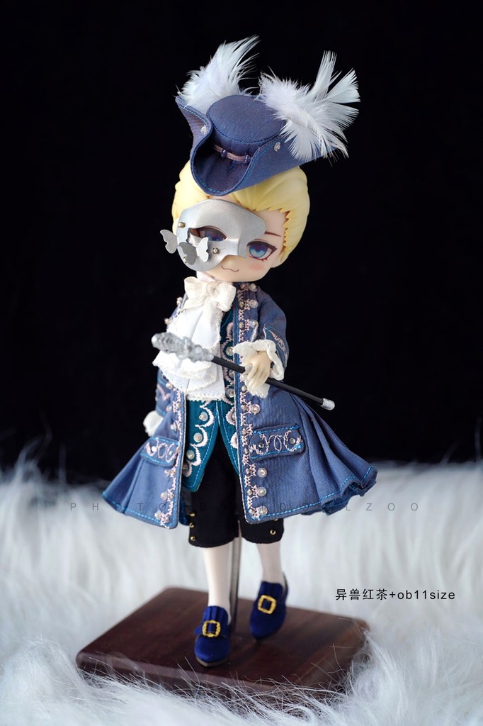 オビツ11 靴 レトロなシルクのハイヒール