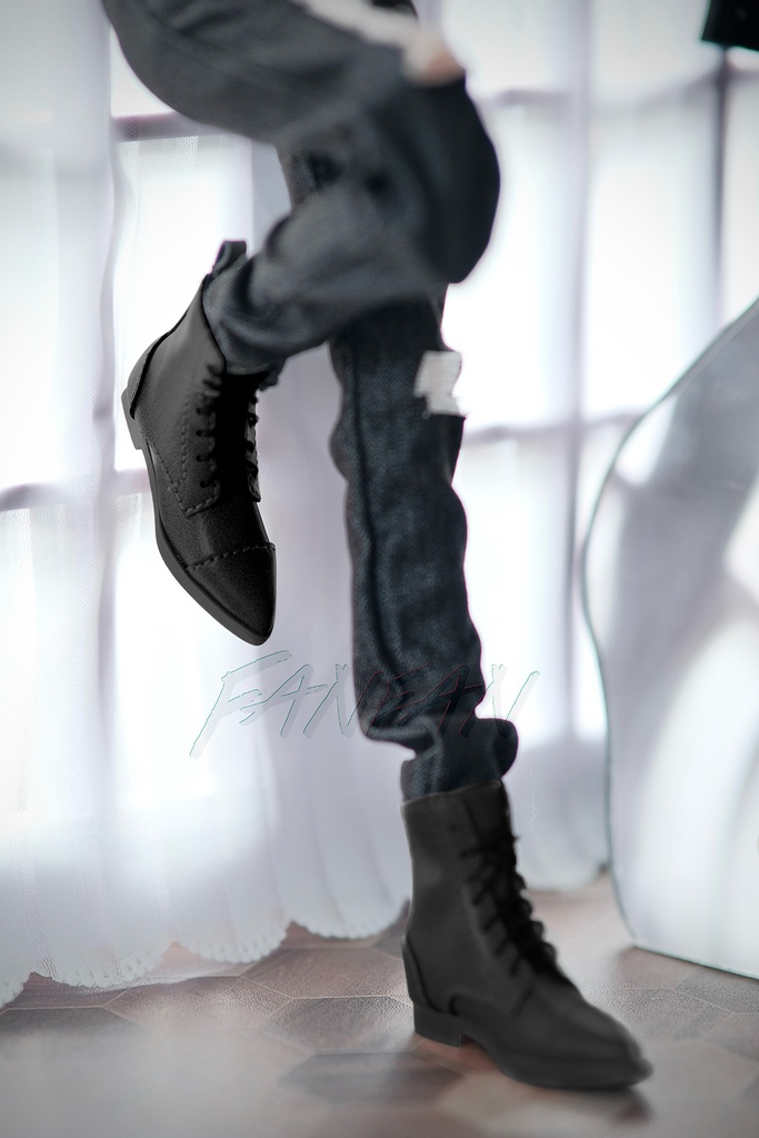 特殊1/6サイズBJD トリプルダービーブーツ