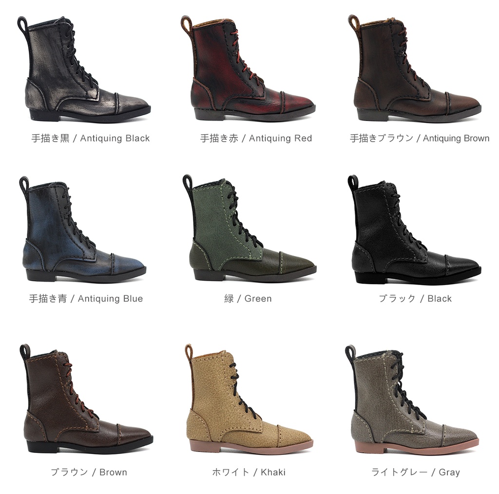 特殊1/6サイズBJD トリプルダービーブーツ