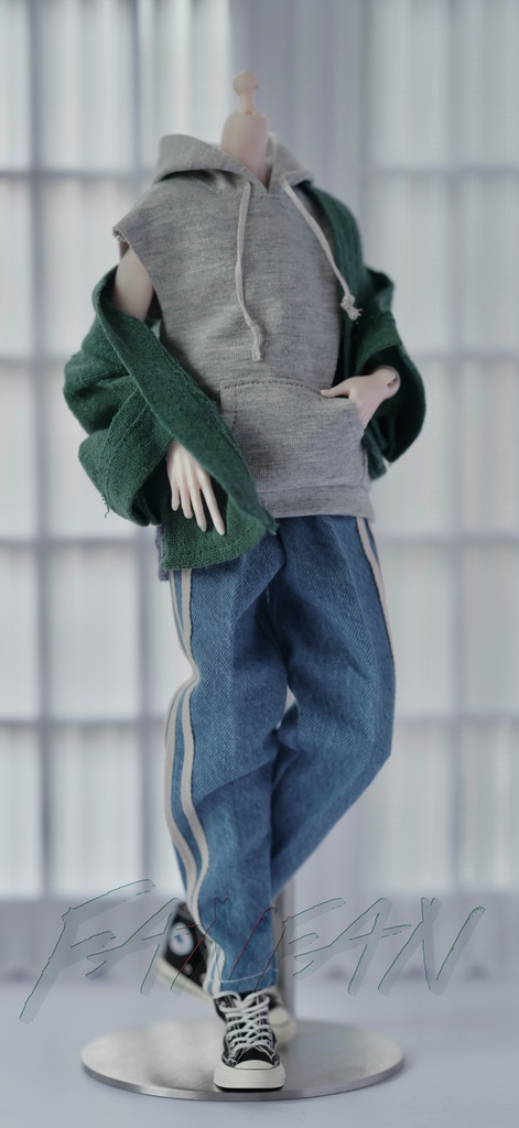 特殊1/6サイズBJD スリーブレスフード付きトップス