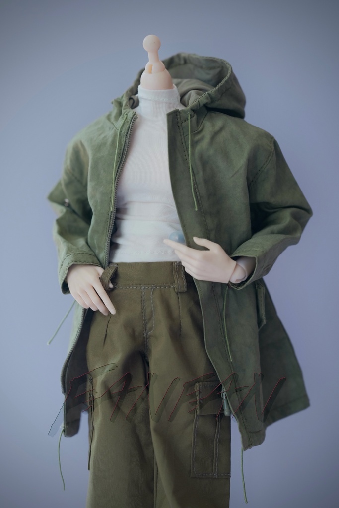 特殊1/6サイズBJD ダッフルコート