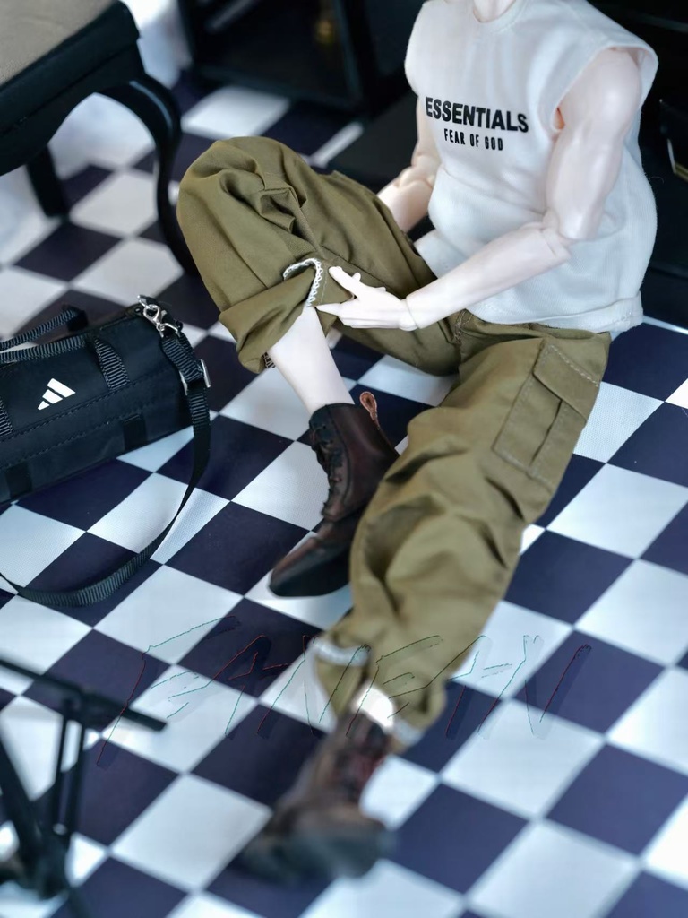 特殊1/6サイズBJD ワークパンツ ロングパンツ