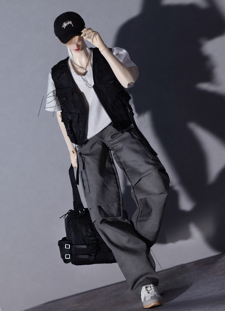 特殊1/6サイズBJD  ワークパンツ ロングパンツ