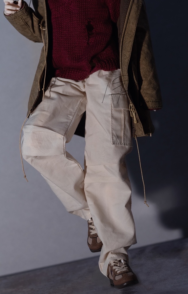 特殊1/6サイズBJD ワークパンツ ロングパンツ