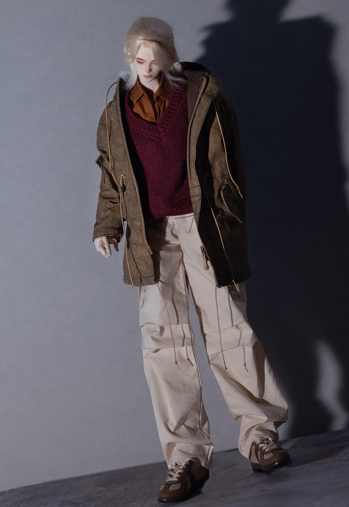 特殊1/6サイズBJD ワークパンツ ロングパンツ