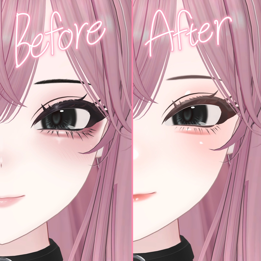 【Shuan対応】ぷるちゅる♡ナチュラルメイク Ver.2【4color】