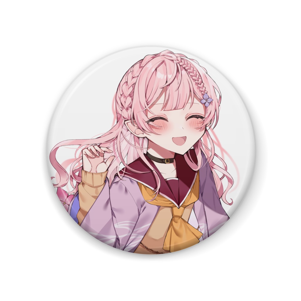 記念描き下ろし缶バッジ(笑顔ver)