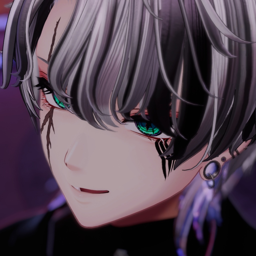 【6アバター対応】縦瞳孔 EyeTexture