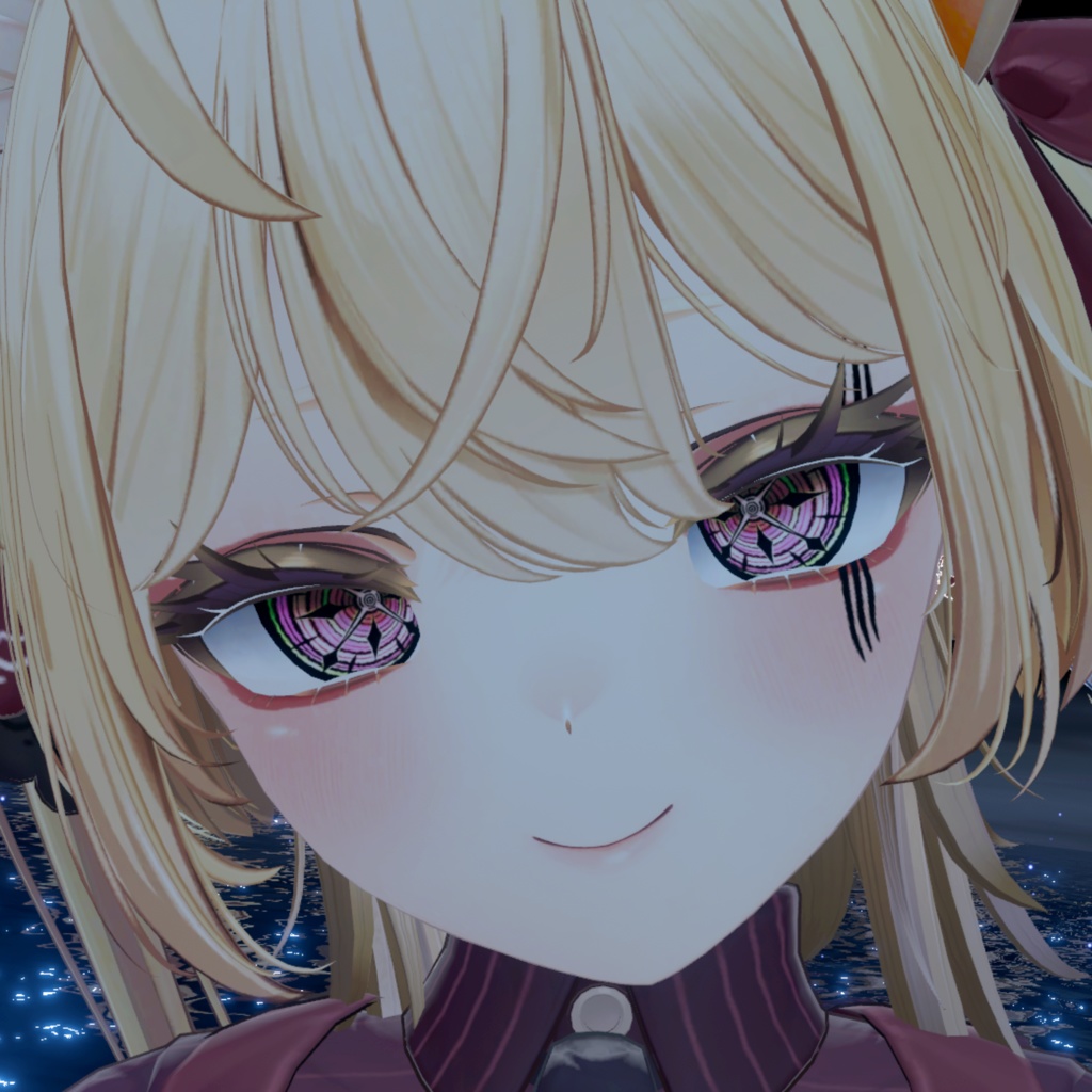 【6アバター対応】ぐるぐるEyeTexture 【紋様差分付き】