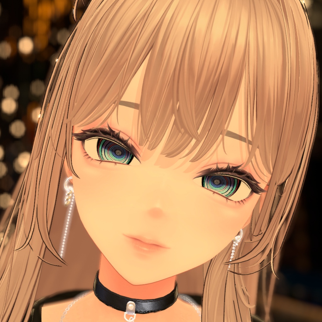 【7アバター対応】ぐるぐるEyeTexture 【紋様差分付き】