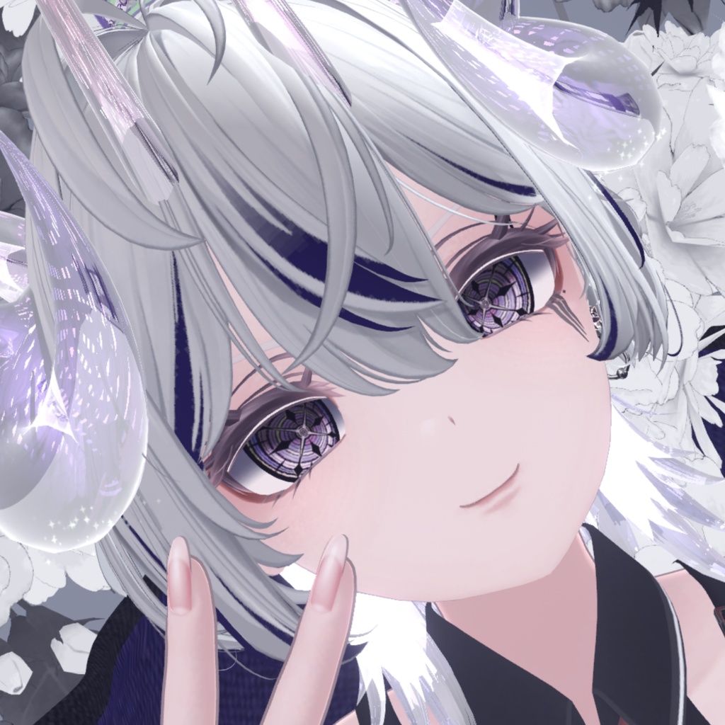 【6アバター対応】ぐるぐるEyeTexture 【紋様差分付き】