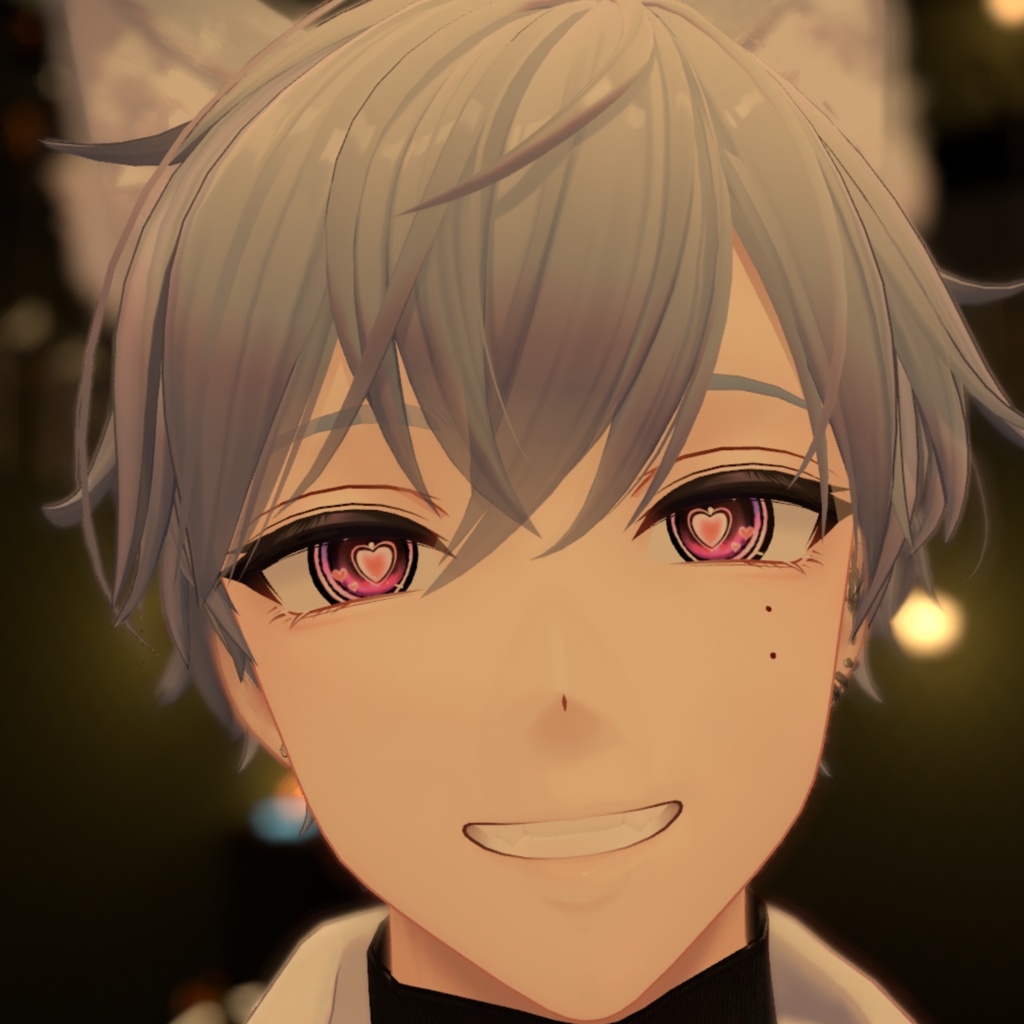 【4アバター対応】動くドキドキハート‐EyeTexture