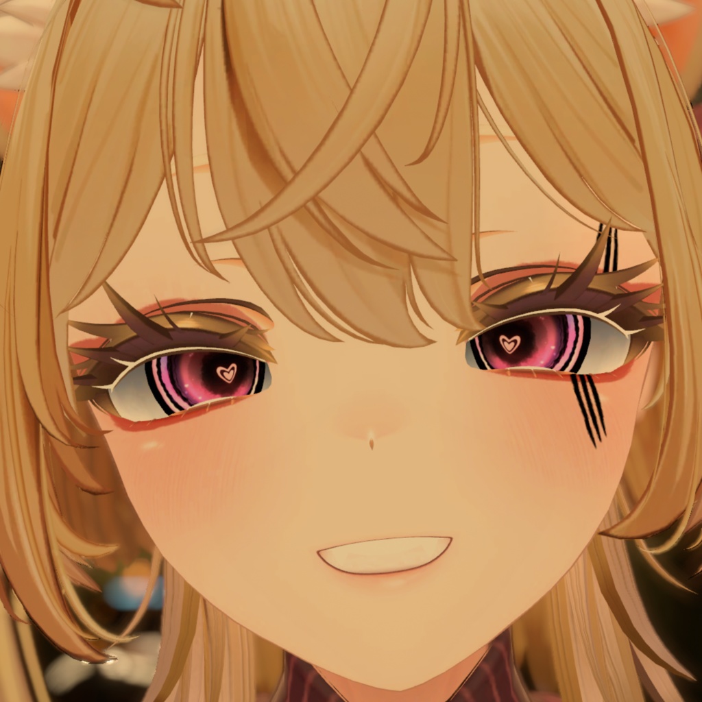 【4アバター対応】動くドキドキハート‐EyeTexture