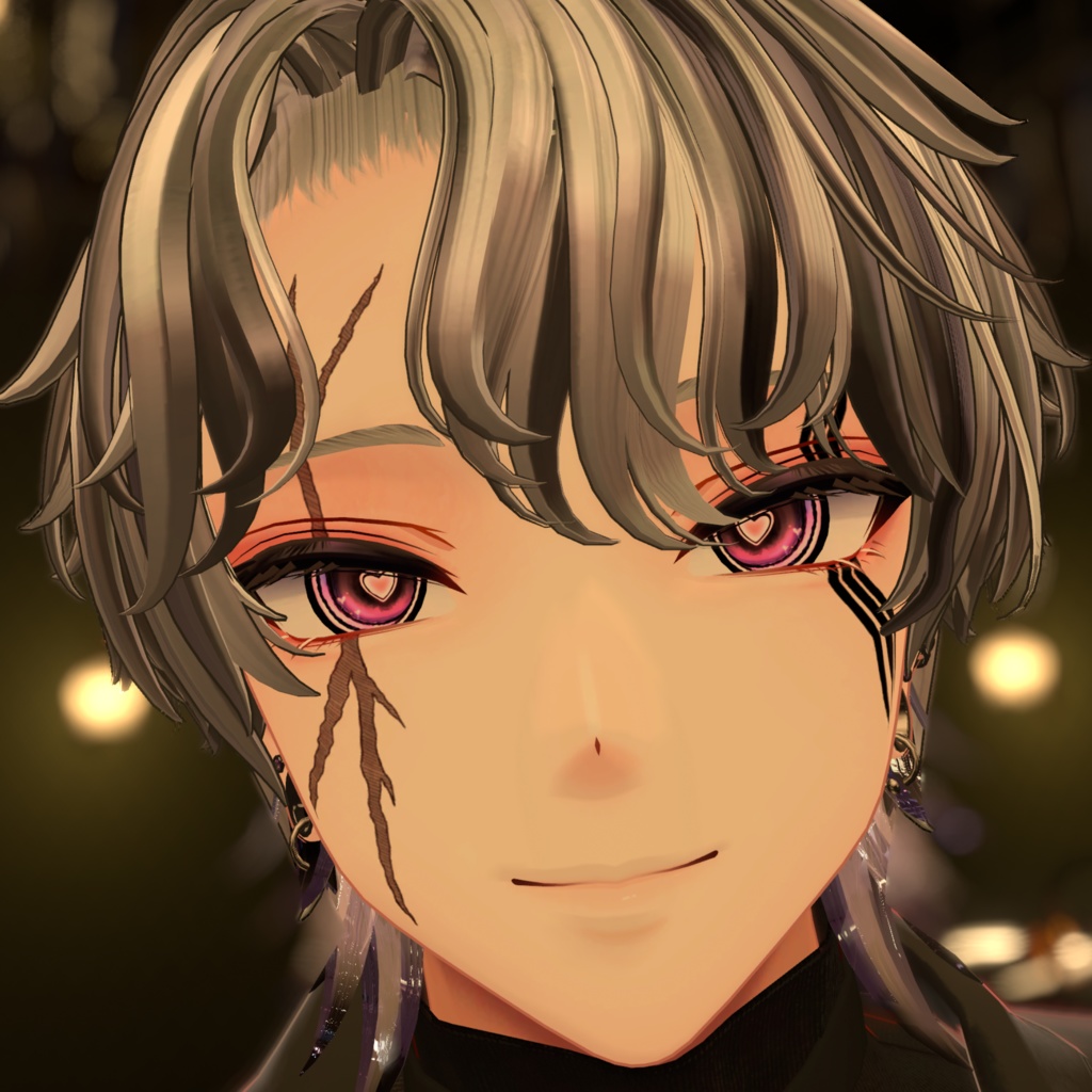 【4アバター対応】動くドキドキハート‐EyeTexture