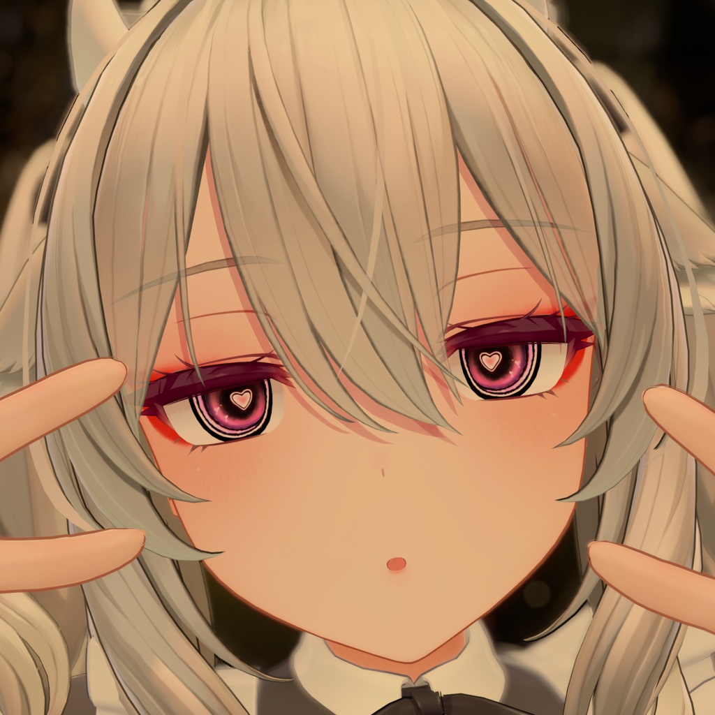 【4アバター対応】動くドキドキハート‐EyeTexture