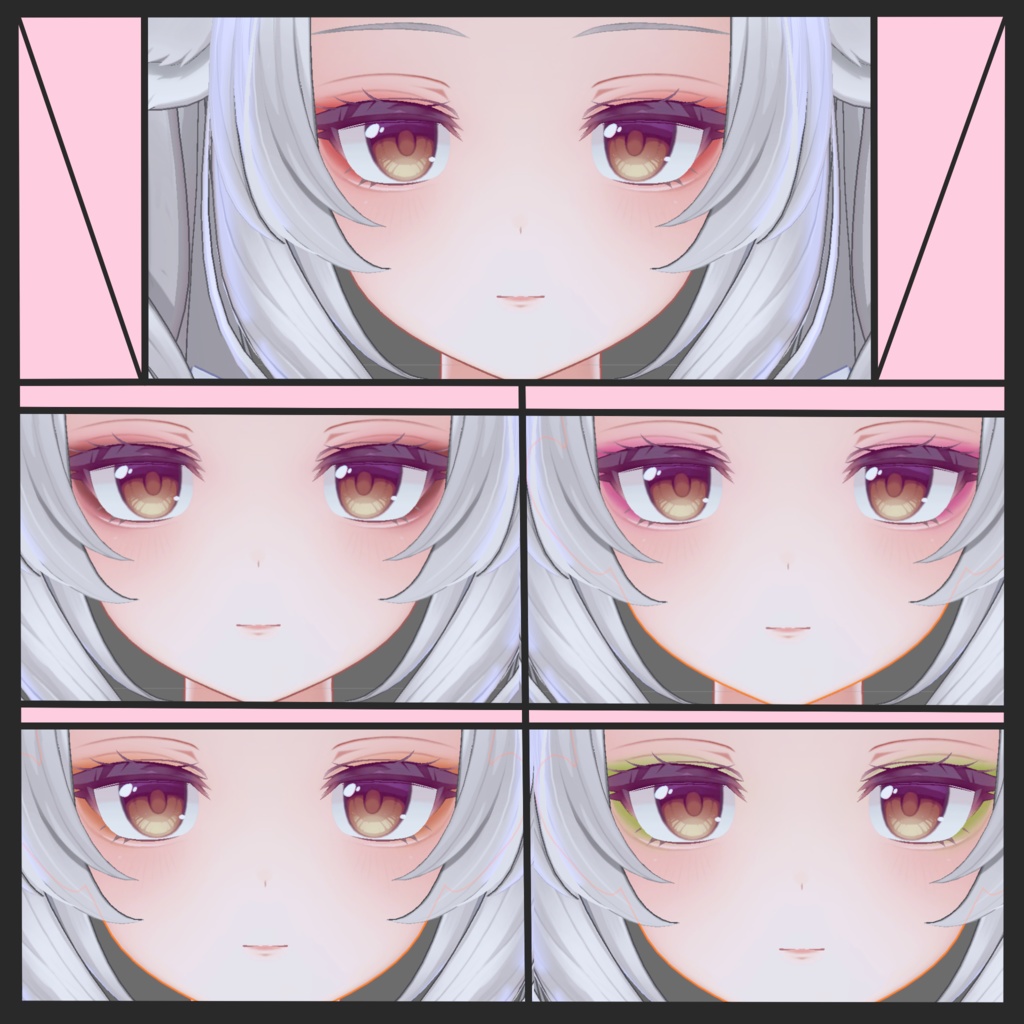 【ミルティナ専用】メイクテクスチャ 9色セット MAKEUP Texture